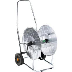 vidaXL Carrito carrete para manguera de 80 m 3/4" acero Clearance