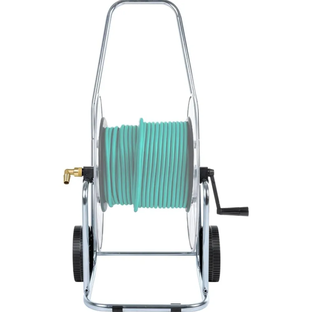 vidaXL Carrito carrete para manguera de 80 m 3/4" acero Clearance