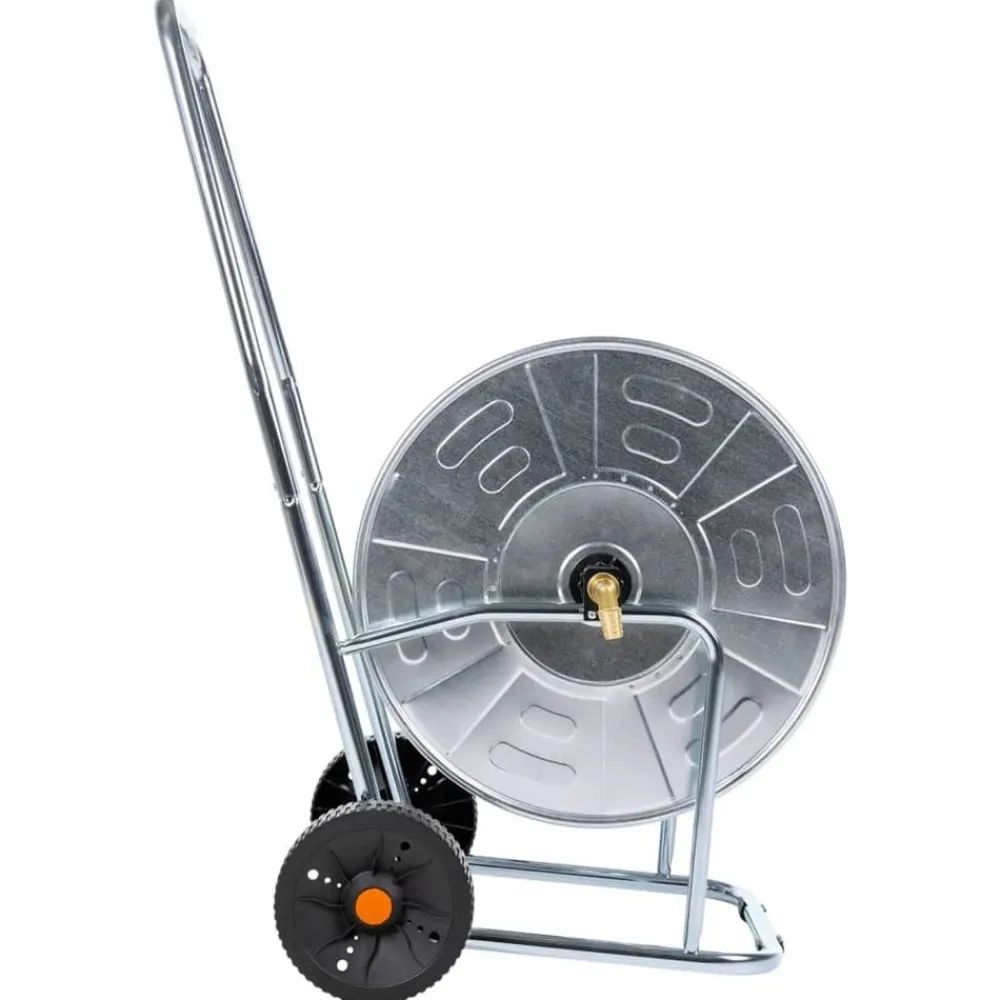 vidaXL Carrito carrete para manguera de 80 m 3/4" acero Clearance