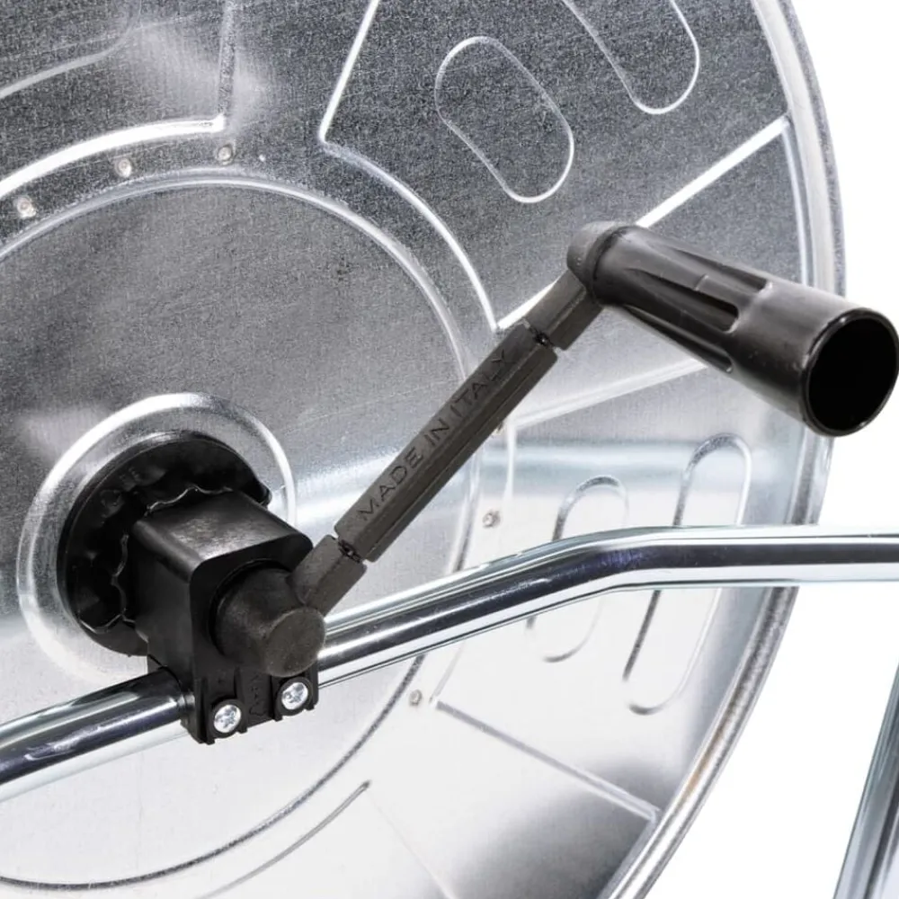 vidaXL Carrito carrete para manguera de 80 m 3/4" acero Clearance