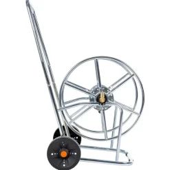 vidaXL Accesorios De Bricolaje-Carrito carrete para manguera de 80 m 3/4
