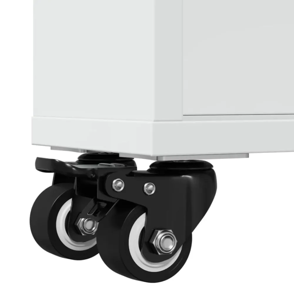 vidaXL Estanterías-Carrito de almacenaje estrecho madera 48x13x68 cm