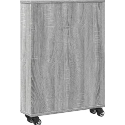vidaXL Estanterías-Carrito de almacenaje estrecho madera 48x13x68 cm