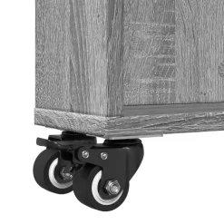 vidaXL Estanterías-Carrito de almacenaje estrecho madera 48x13x68 cm