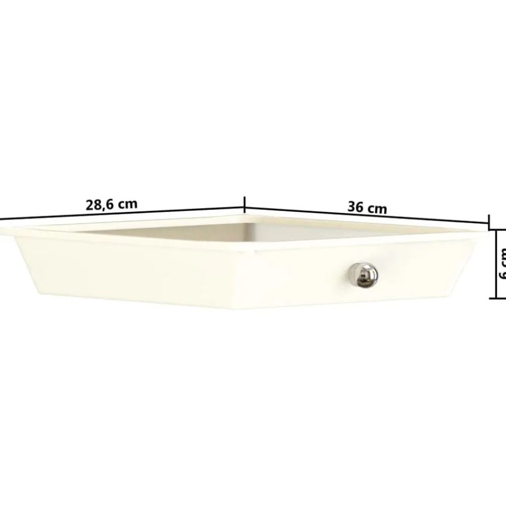 vidaXL Carrito de almacenaje portátil 10 cajones plástico Blanco
