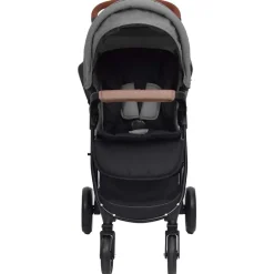 vidaXL Carrito de bebés 3 en 1 de acero Gris claro Discount