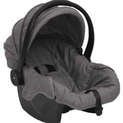 vidaXL Carrito de bebés 3 en 1 de acero Gris claro Discount