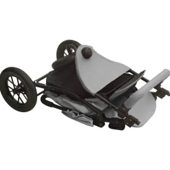 vidaXL Carrito de bebés de acero Gris claro Online