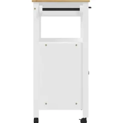 vidaXL Carros E Islas-Carrito de cocina MONZA madera maciza de pino 60x40x88,5 cm
