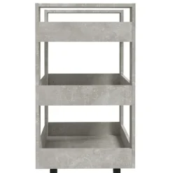 vidaXL Carrito de cocina madera contrachapada gris hormigón 60x45x80cm Gris hormigón Sale