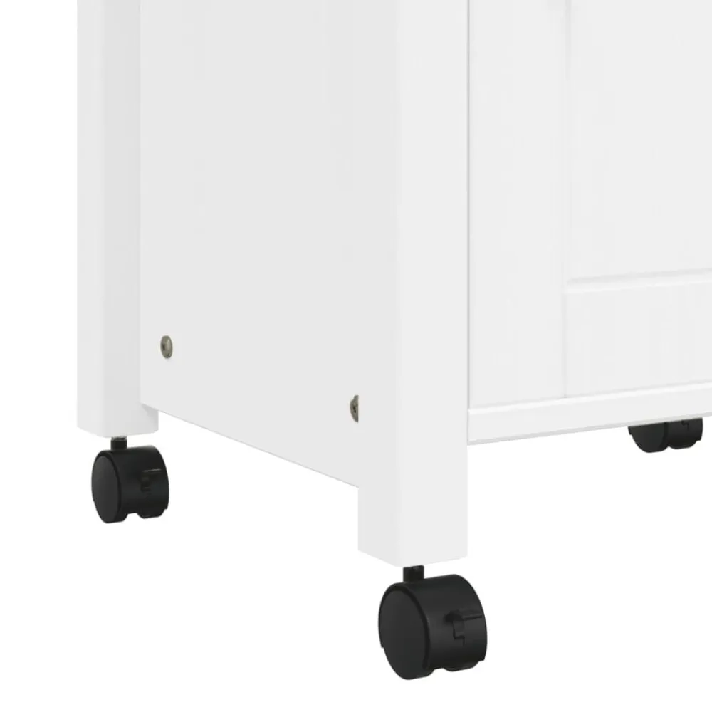 vidaXL Carros E Islas-Carrito de cocina MONZA madera maciza de pino 48x40x88,5 cm
