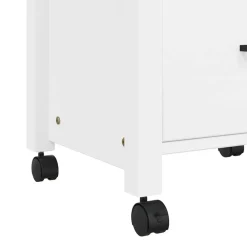 vidaXL Carros E Islas-Carrito de cocina MONZA madera maciza de pino 48x40x88,5 cm