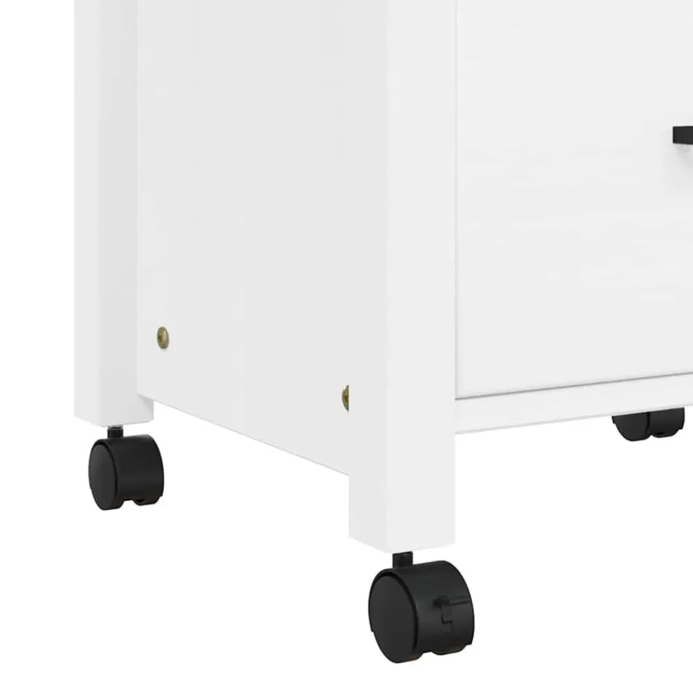 vidaXL Carros E Islas-Carrito de cocina MONZA madera maciza de pino 48x40x88,5 cm