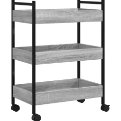vidaXL Carrito de cocina madera de ingeniería 50x30x70 cm Gris sonoma Sale
