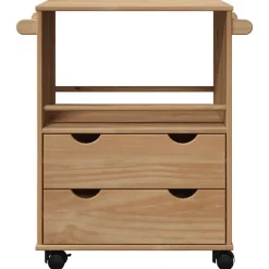 vidaXL Carrito de cocina OTTA madera maciza de pino 59x45x80 cm Sale