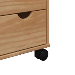vidaXL Carrito de cocina OTTA madera maciza de pino 59x45x80 cm Sale