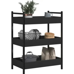 vidaXL Carros E Islas-Carrito de cocina madera de ingeniería 50x30x70 cm