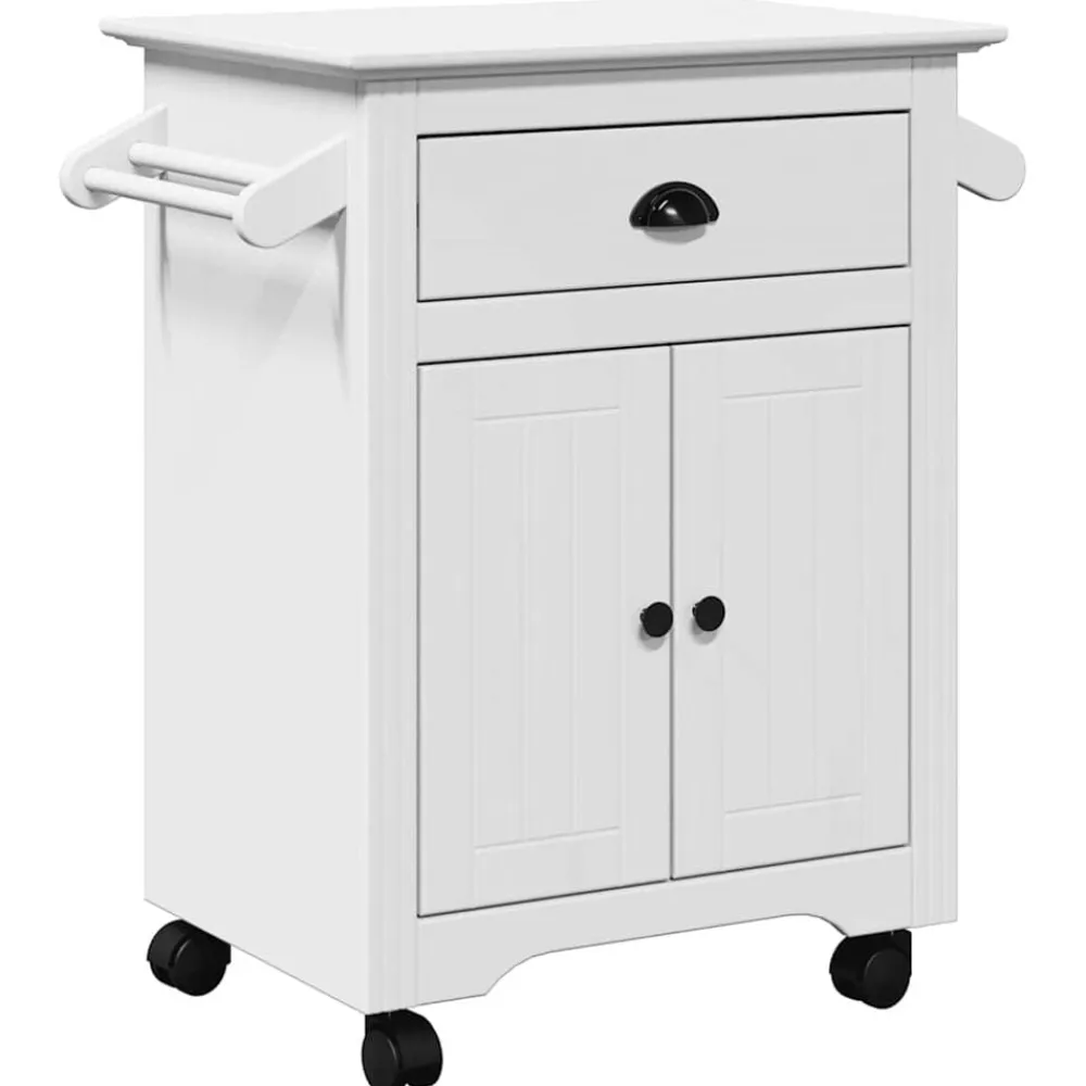 vidaXL Carrito de cocina BODO 72x45x80 cm Blanco Online