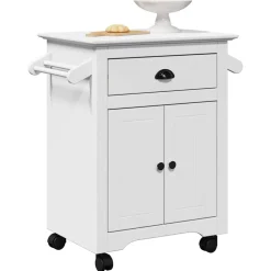 vidaXL Carrito de cocina BODO 72x45x80 cm Blanco Online