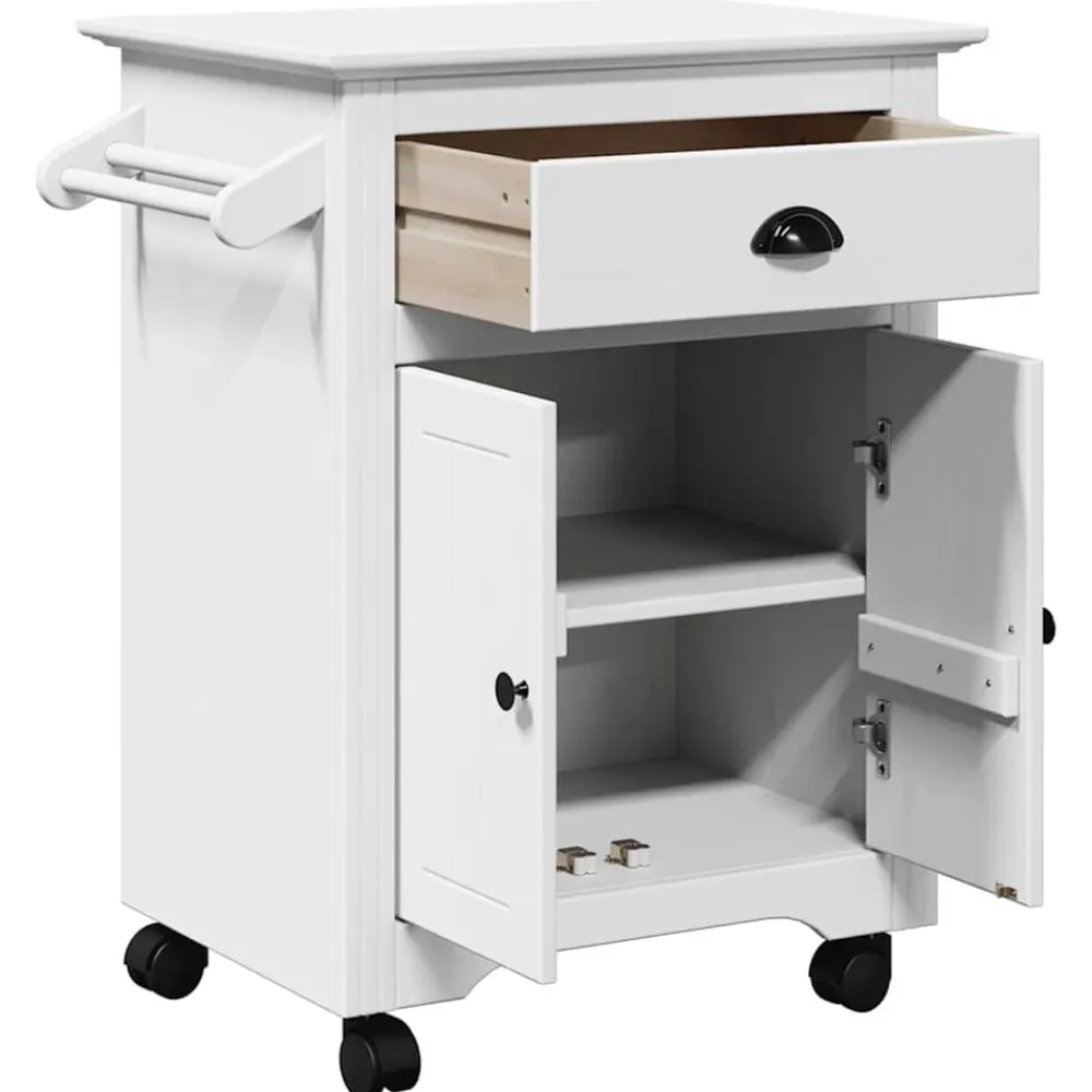 vidaXL Carrito de cocina BODO 72x45x80 cm Blanco Online