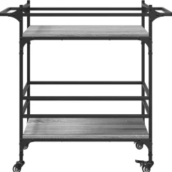 vidaXL Carros E Islas-Carrito de cocina madera ingeniería 82x40x78,5 cm