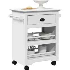 vidaXL Carros E Islas-Carrito de cocina BODO 67,5x45x80 cm