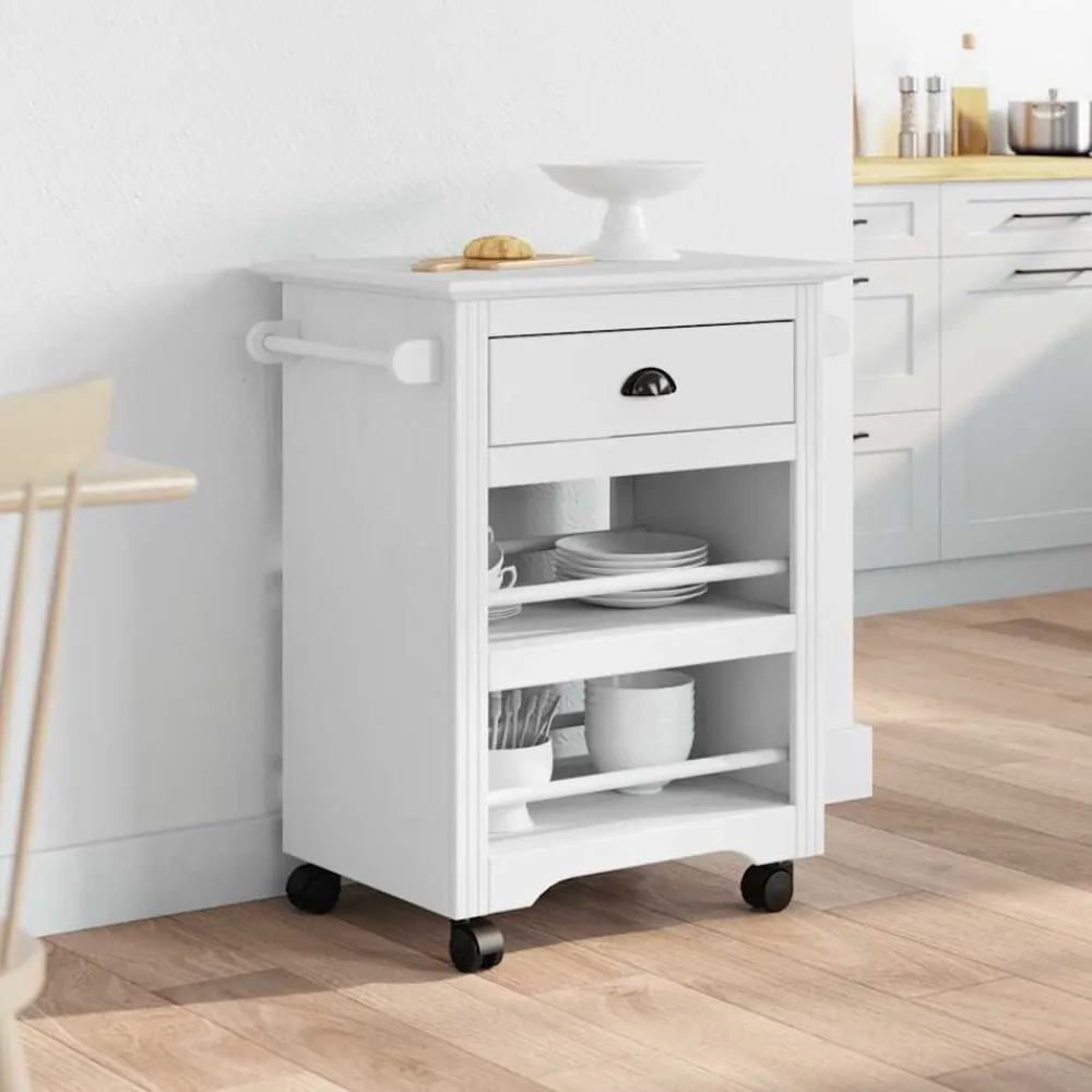 vidaXL Carros E Islas-Carrito de cocina BODO 67,5x45x80 cm
