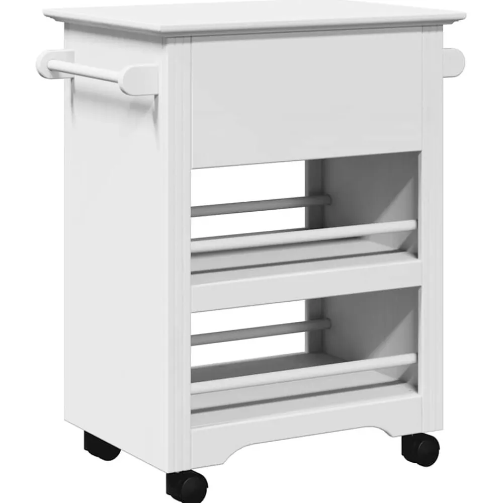 vidaXL Carros E Islas-Carrito de cocina BODO 67,5x45x80 cm