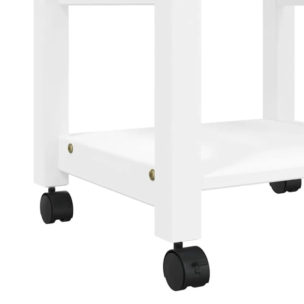 vidaXL Carros E Islas-Carrito de cocina MONZA madera maciza de pino 48x40x88,5 cm