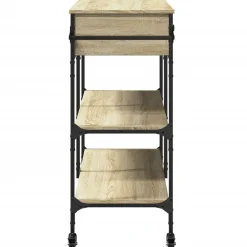 vidaXL Carrito de cocina madera ingeniería 105x42x95 cm Roble Sonoma Sale