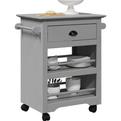 vidaXL Carros E Islas-Carrito de cocina BODO 67,5x45x80 cm