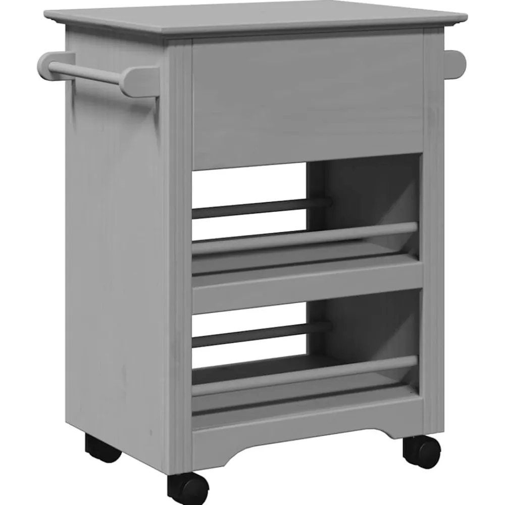 vidaXL Carros E Islas-Carrito de cocina BODO 67,5x45x80 cm