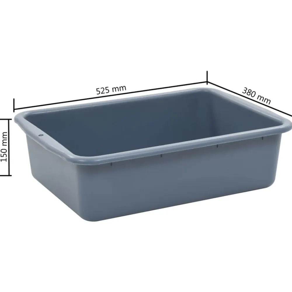 vidaXL Carros E Islas-Carrito de cocina con recipientes de plástico 82x43,5x93 cm