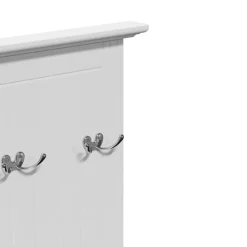 vidaXL Carrito de cocina BODO blanco y marrón 72x45x80 cm Blanco y marrón Discount