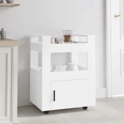 vidaXL Carros E Islas-Carrito de cocina madera contrachapada 60x45x80 cm