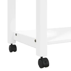vidaXL Carrito de cocina MONZA madera maciza de pino 60x40x88,5 cm Blanco Sale