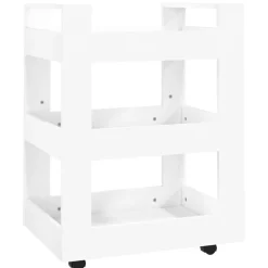 vidaXL Carrito de cocina madera contrachapada 60x45x80 cm Blanco Best
