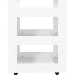 vidaXL Carrito de cocina madera contrachapada 60x45x80 cm Blanco Best