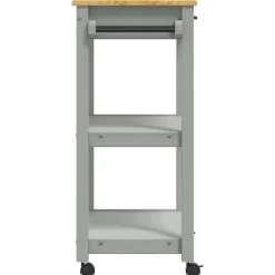vidaXL Carros E Islas-Carrito de cocina MONZA madera maciza de pino 60x40x88,5 cm