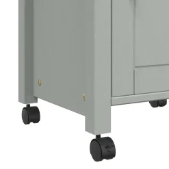 vidaXL Carros E Islas-Carrito de cocina MONZA madera maciza de pino 48x40x88,5 cm