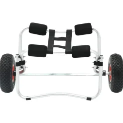 vidaXL Carrito de kayak de aluminio Best