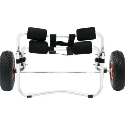 vidaXL Carrito de kayak de aluminio Best