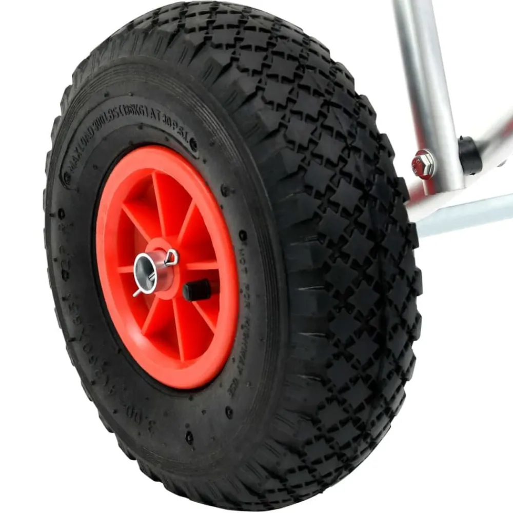 vidaXL Carrito de kayak de aluminio Best