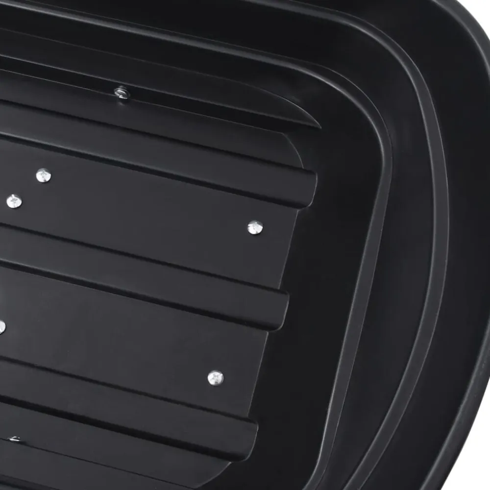 vidaXL Carrito de mano basculante para jardín 300 kg 75 L Negro Sale