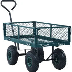 vidaXL Carrito de mano de jardín 250 kg Verde Best