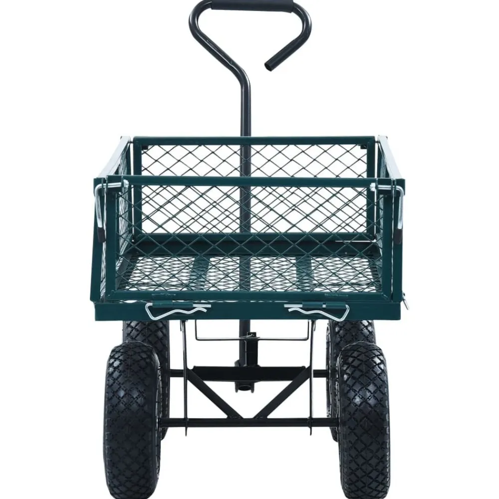 vidaXL Carrito de mano de jardín 250 kg Verde Best