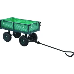vidaXL Carrito de mano de jardín 250 kg Verde Best
