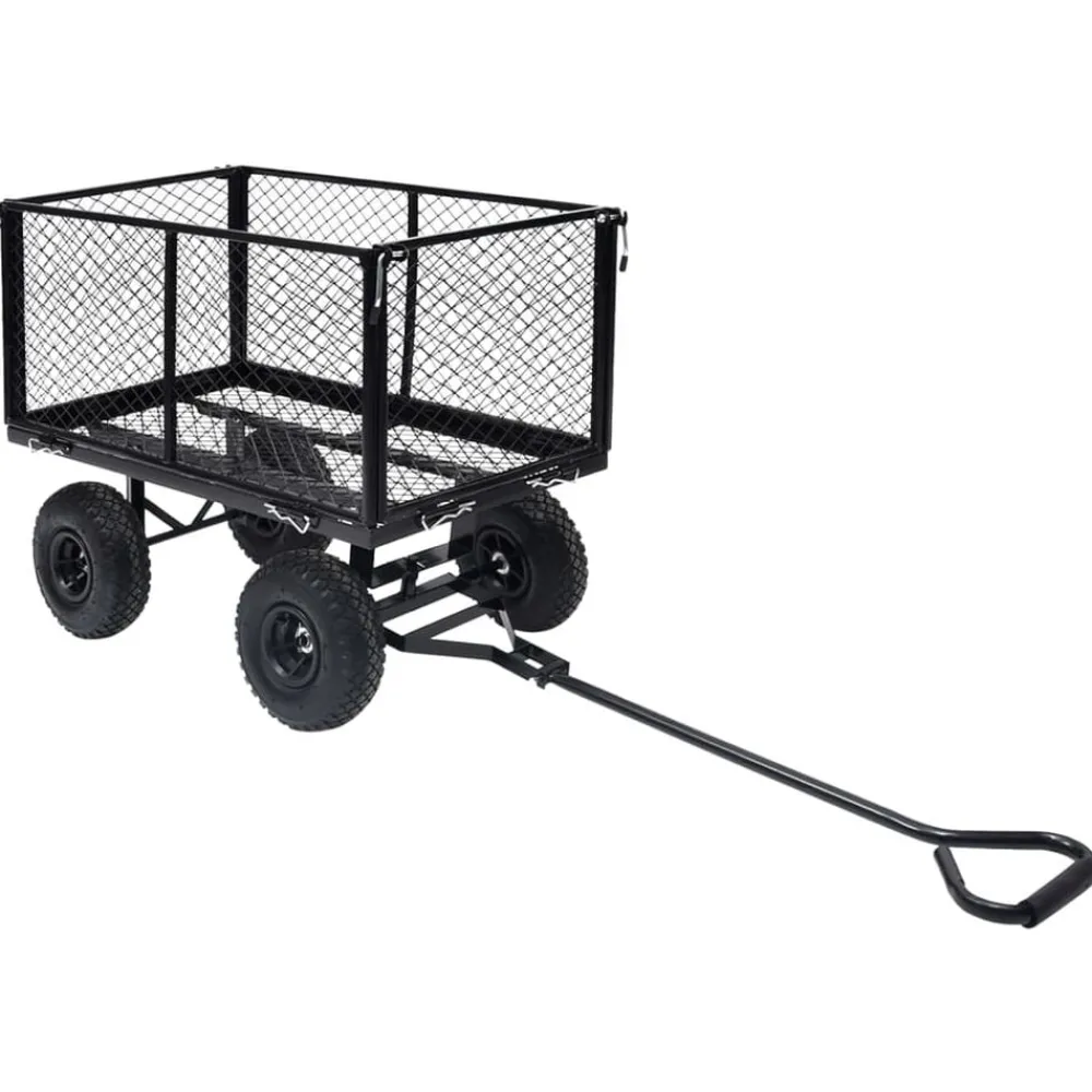 vidaXL Herramientas-Carrito de mano de jardín 350 kg
