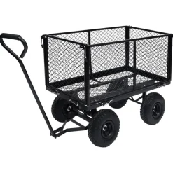 vidaXL Herramientas-Carrito de mano de jardín 350 kg