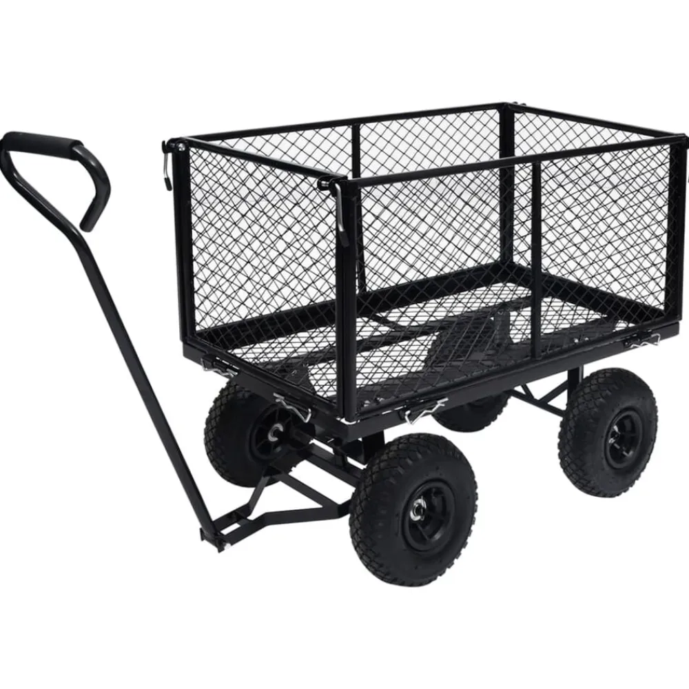 vidaXL Herramientas-Carrito de mano de jardín 350 kg